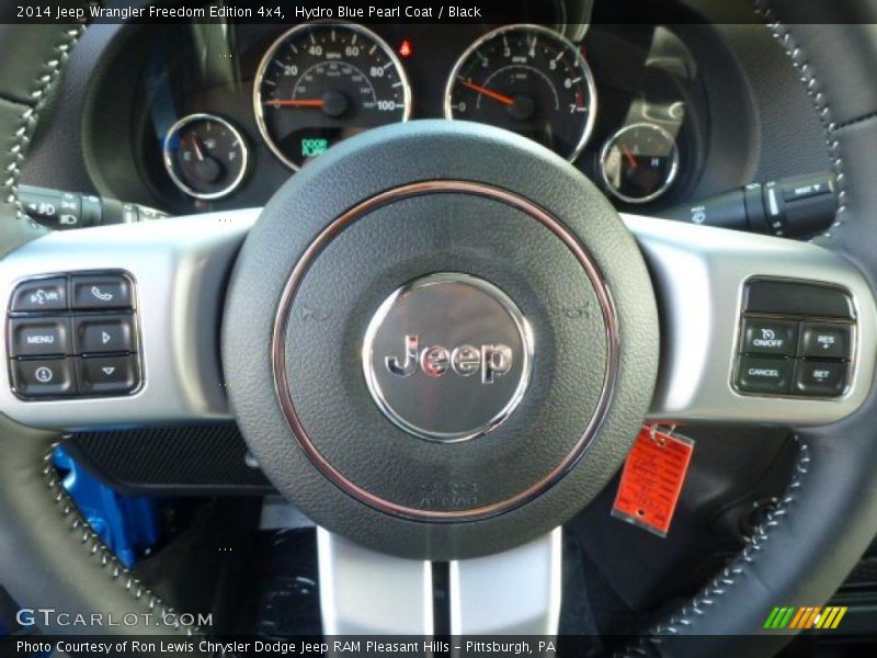 Hydro Blue Pearl Coat / Black 2014 Jeep Wrangler Freedom Edition 4x4