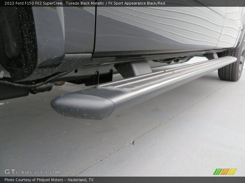 Tuxedo Black Metallic / FX Sport Appearance Black/Red 2013 Ford F150 FX2 SuperCrew