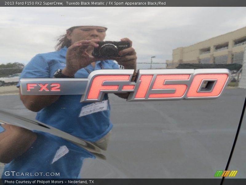 Tuxedo Black Metallic / FX Sport Appearance Black/Red 2013 Ford F150 FX2 SuperCrew