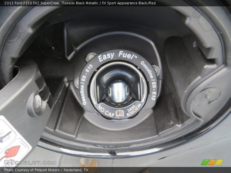 Tuxedo Black Metallic / FX Sport Appearance Black/Red 2013 Ford F150 FX2 SuperCrew