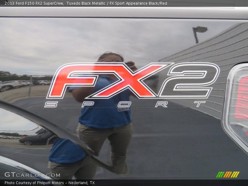 Tuxedo Black Metallic / FX Sport Appearance Black/Red 2013 Ford F150 FX2 SuperCrew