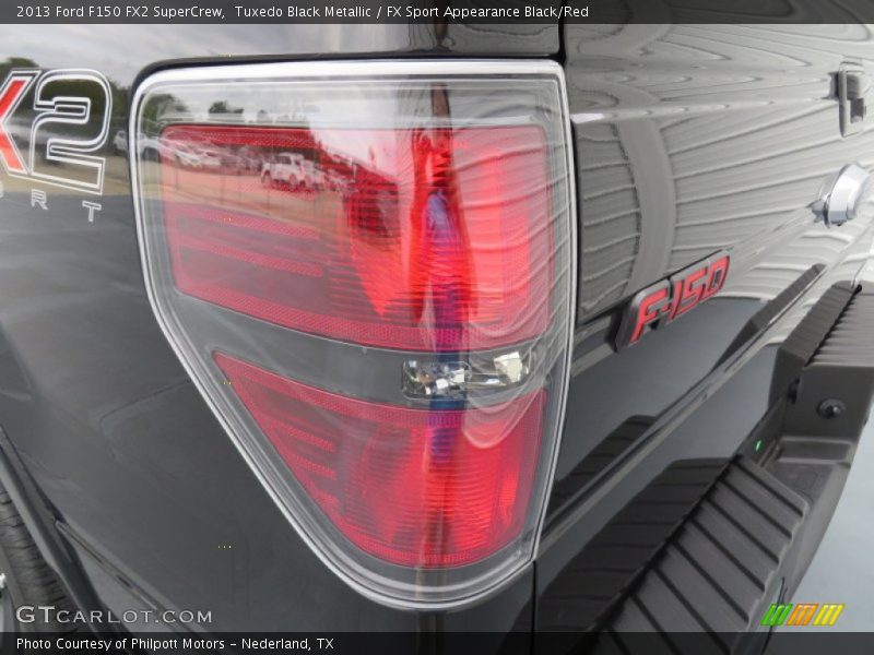 Tuxedo Black Metallic / FX Sport Appearance Black/Red 2013 Ford F150 FX2 SuperCrew