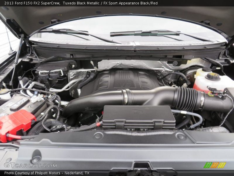 Tuxedo Black Metallic / FX Sport Appearance Black/Red 2013 Ford F150 FX2 SuperCrew