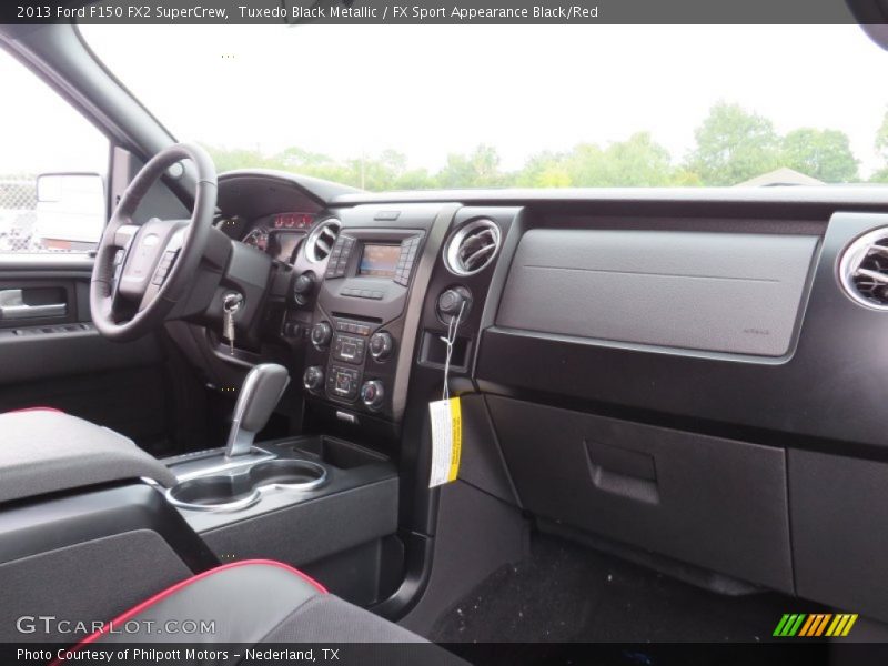 Tuxedo Black Metallic / FX Sport Appearance Black/Red 2013 Ford F150 FX2 SuperCrew