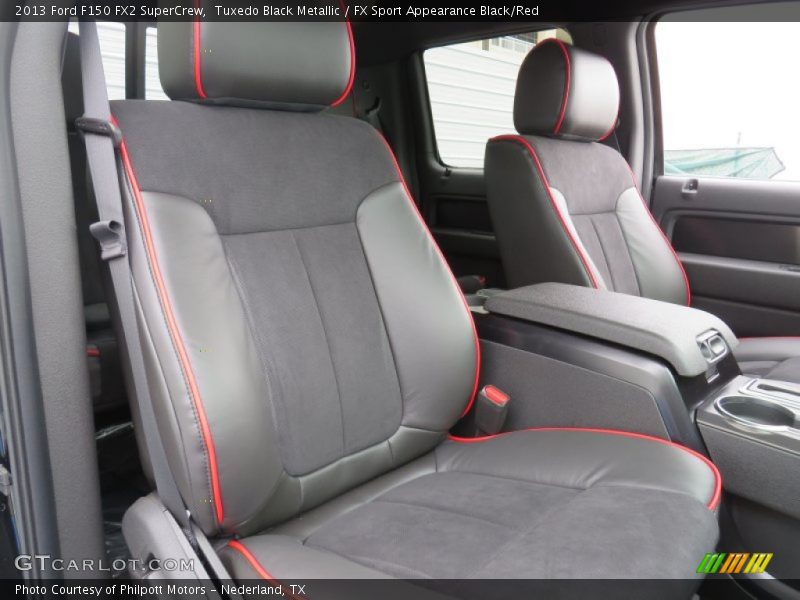 Tuxedo Black Metallic / FX Sport Appearance Black/Red 2013 Ford F150 FX2 SuperCrew