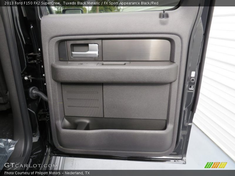Tuxedo Black Metallic / FX Sport Appearance Black/Red 2013 Ford F150 FX2 SuperCrew