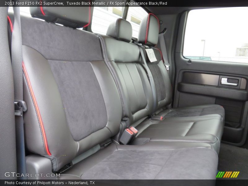 Tuxedo Black Metallic / FX Sport Appearance Black/Red 2013 Ford F150 FX2 SuperCrew