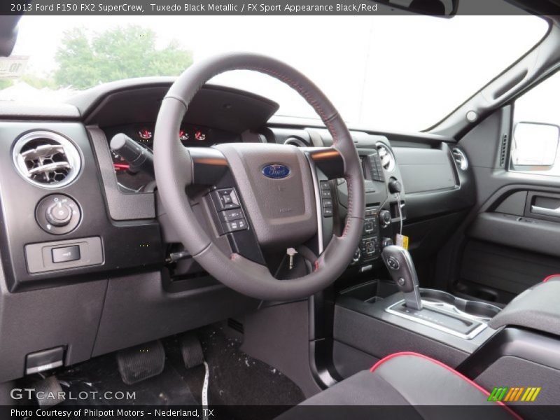 Tuxedo Black Metallic / FX Sport Appearance Black/Red 2013 Ford F150 FX2 SuperCrew