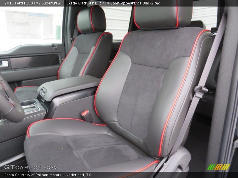 Tuxedo Black Metallic / FX Sport Appearance Black/Red 2013 Ford F150 FX2 SuperCrew