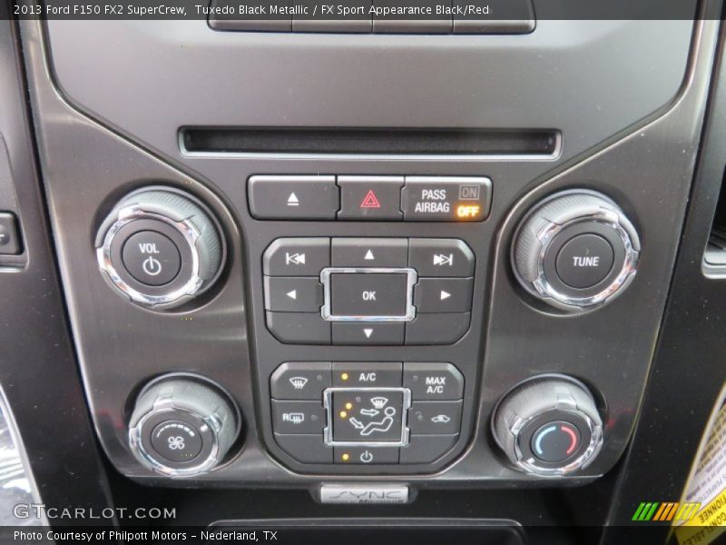 Tuxedo Black Metallic / FX Sport Appearance Black/Red 2013 Ford F150 FX2 SuperCrew