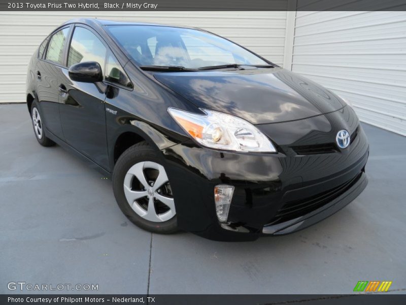 Black / Misty Gray 2013 Toyota Prius Two Hybrid