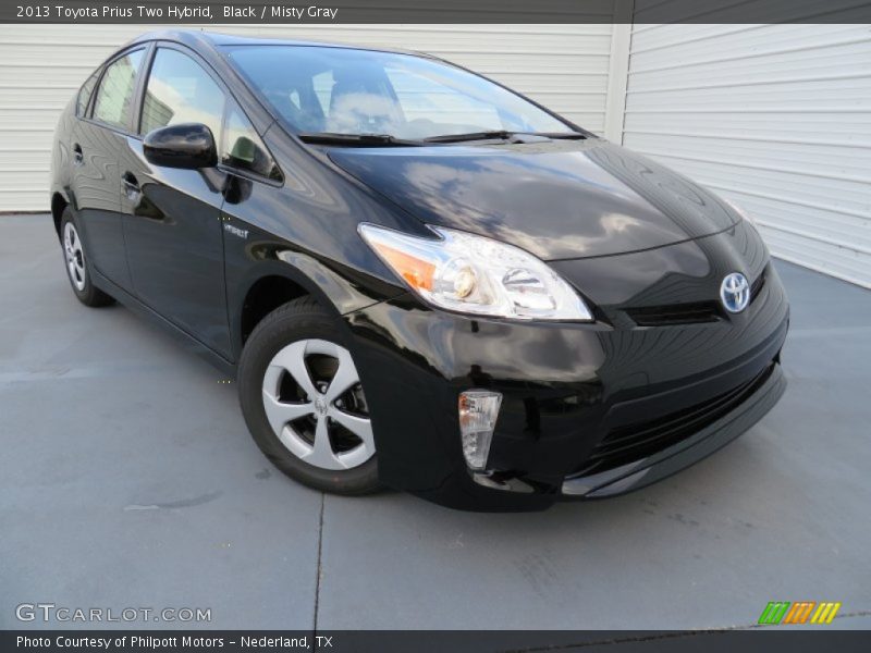 Black / Misty Gray 2013 Toyota Prius Two Hybrid