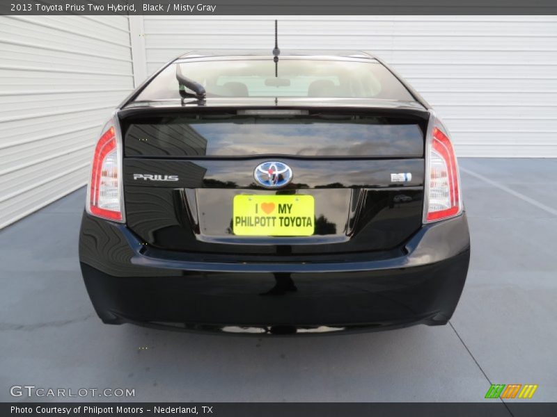Black / Misty Gray 2013 Toyota Prius Two Hybrid