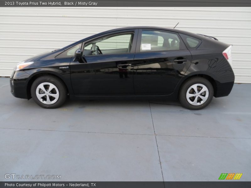 Black / Misty Gray 2013 Toyota Prius Two Hybrid
