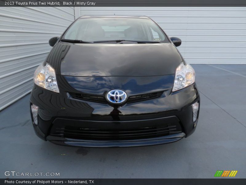 Black / Misty Gray 2013 Toyota Prius Two Hybrid