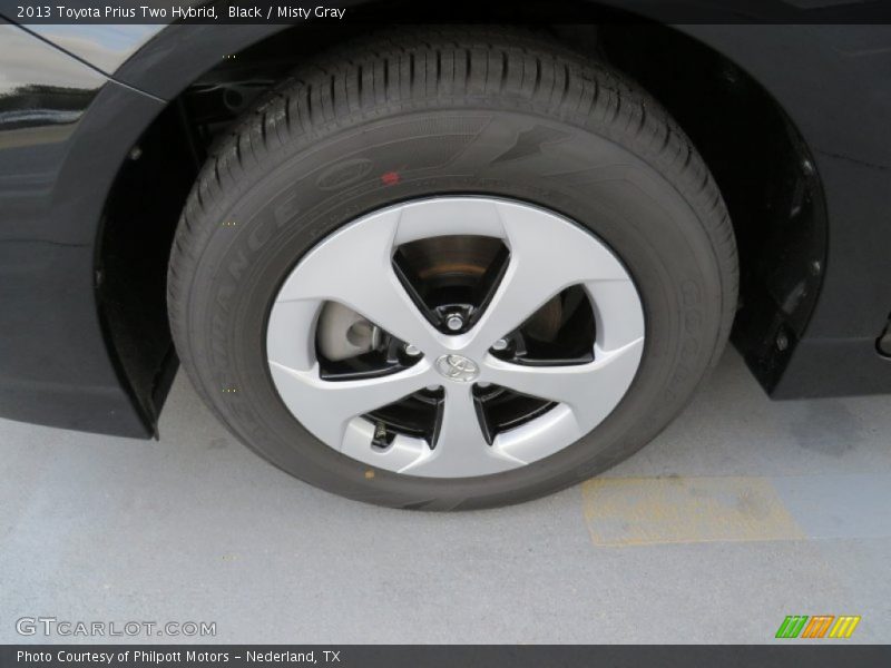 Black / Misty Gray 2013 Toyota Prius Two Hybrid