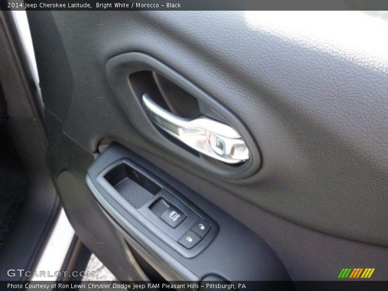 Bright White / Morocco - Black 2014 Jeep Cherokee Latitude