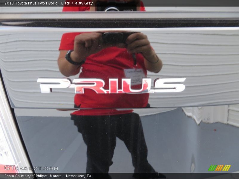 Black / Misty Gray 2013 Toyota Prius Two Hybrid