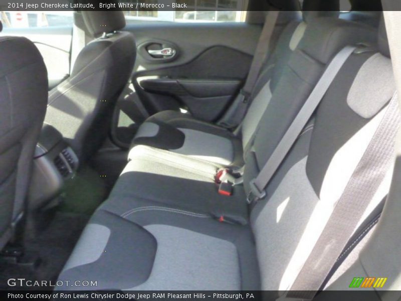 Bright White / Morocco - Black 2014 Jeep Cherokee Latitude