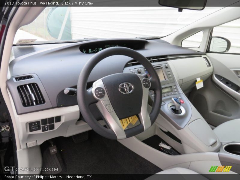 Black / Misty Gray 2013 Toyota Prius Two Hybrid