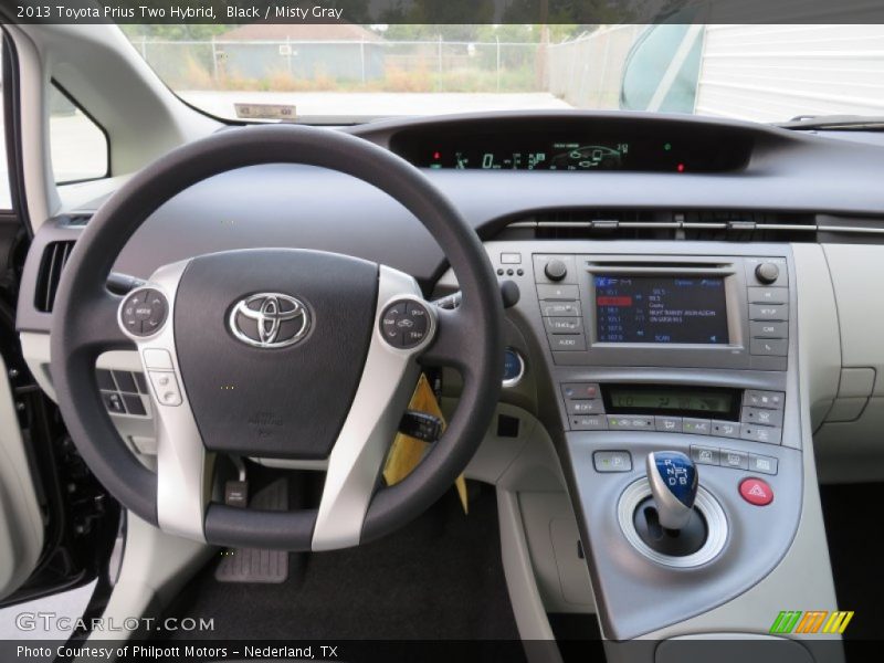 Black / Misty Gray 2013 Toyota Prius Two Hybrid