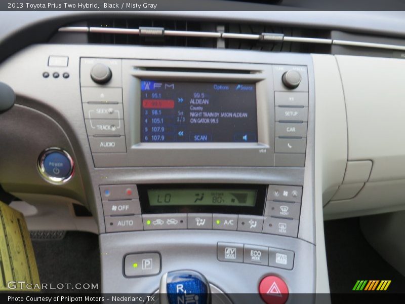 Black / Misty Gray 2013 Toyota Prius Two Hybrid
