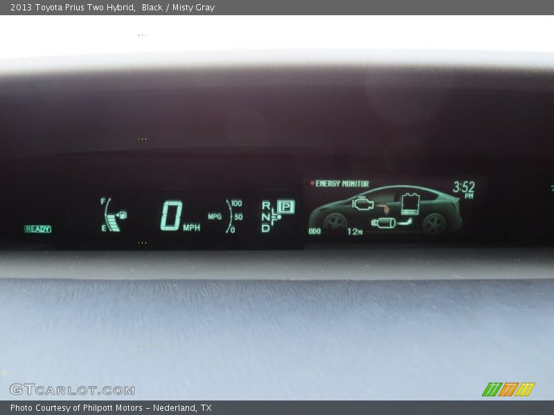 Black / Misty Gray 2013 Toyota Prius Two Hybrid