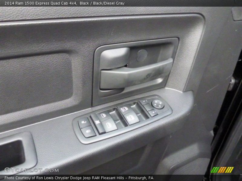 Black / Black/Diesel Gray 2014 Ram 1500 Express Quad Cab 4x4
