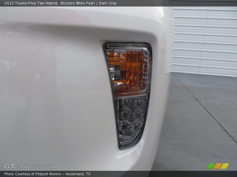Blizzard White Pearl / Dark Gray 2013 Toyota Prius Two Hybrid