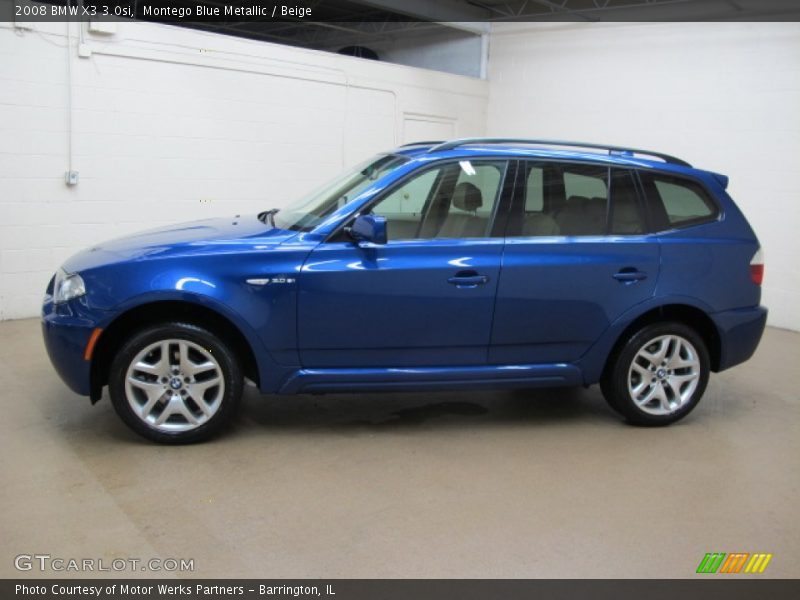  2008 X3 3.0si Montego Blue Metallic