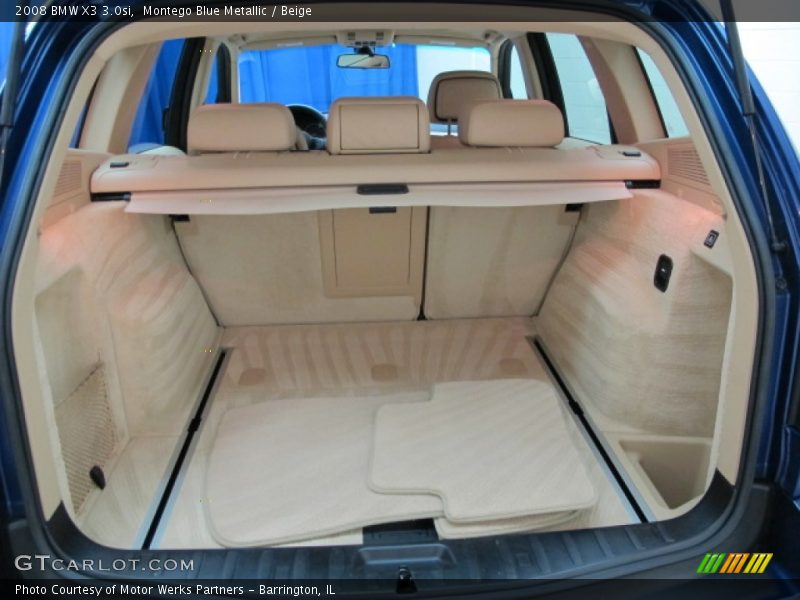  2008 X3 3.0si Trunk