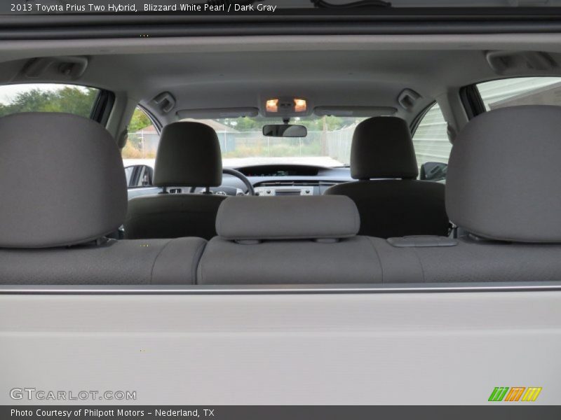 Blizzard White Pearl / Dark Gray 2013 Toyota Prius Two Hybrid