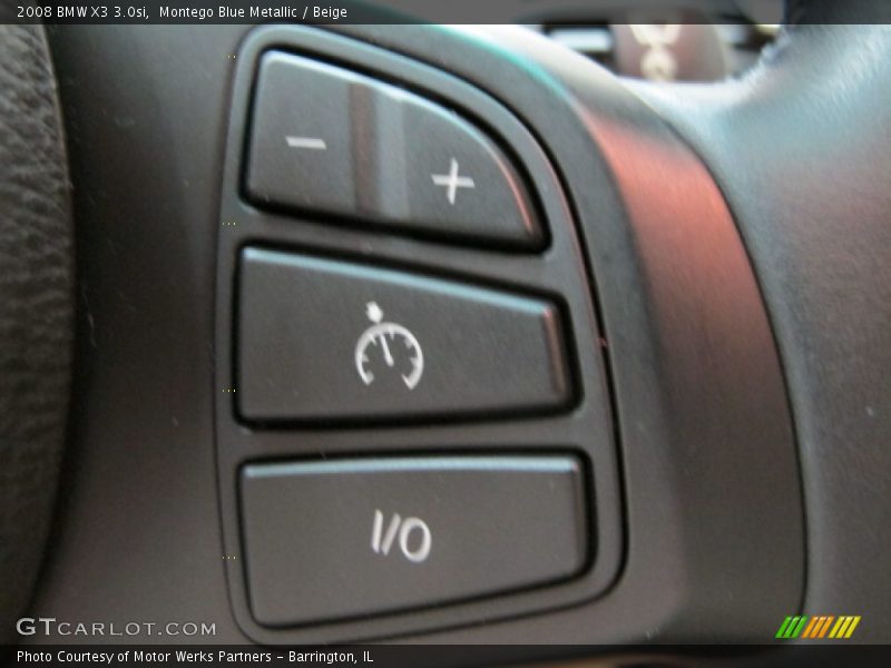 Montego Blue Metallic / Beige 2008 BMW X3 3.0si