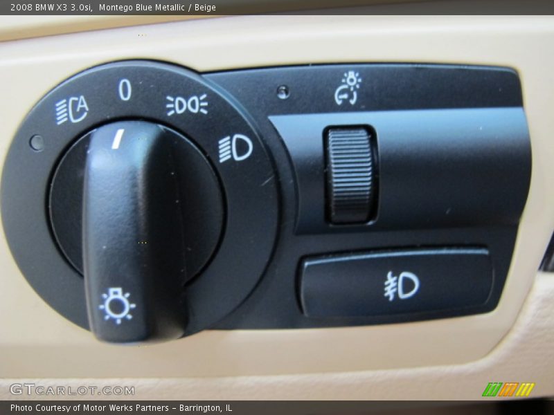 Montego Blue Metallic / Beige 2008 BMW X3 3.0si