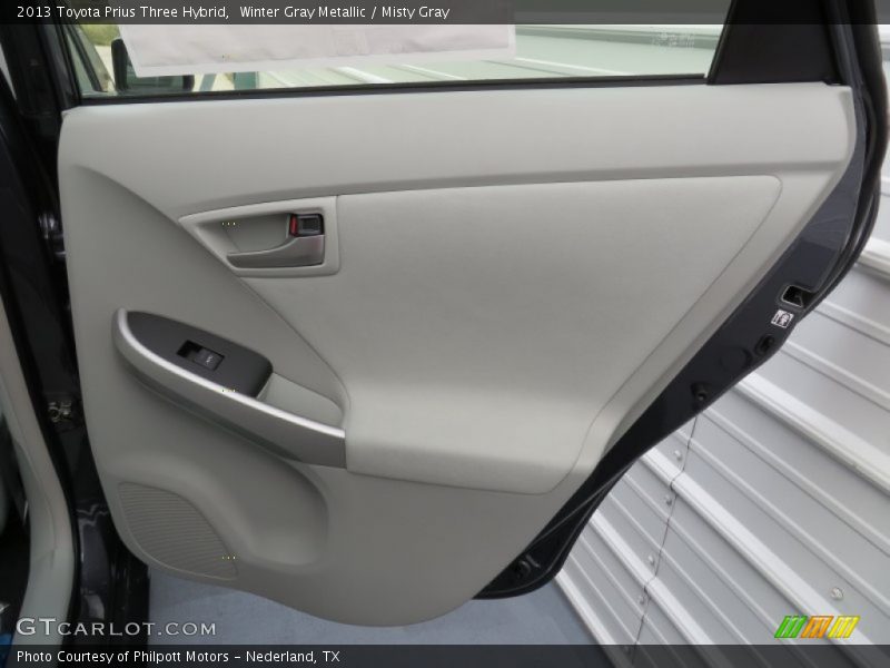 Winter Gray Metallic / Misty Gray 2013 Toyota Prius Three Hybrid