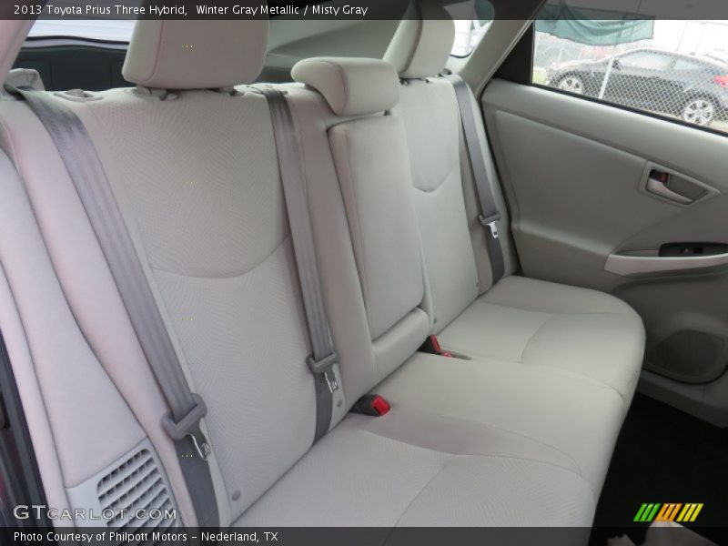 Winter Gray Metallic / Misty Gray 2013 Toyota Prius Three Hybrid