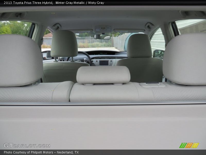 Winter Gray Metallic / Misty Gray 2013 Toyota Prius Three Hybrid