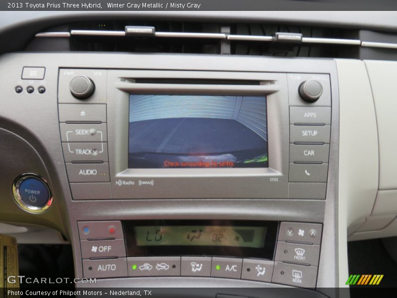 Winter Gray Metallic / Misty Gray 2013 Toyota Prius Three Hybrid
