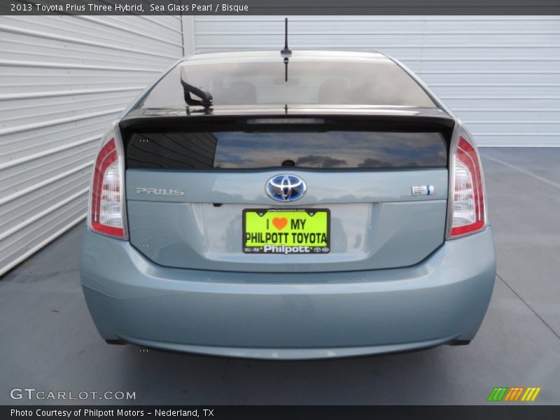 Sea Glass Pearl / Bisque 2013 Toyota Prius Three Hybrid