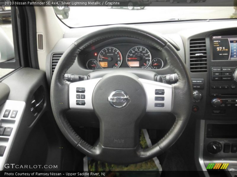 Silver Lightning Metallic / Graphite 2010 Nissan Pathfinder SE 4x4