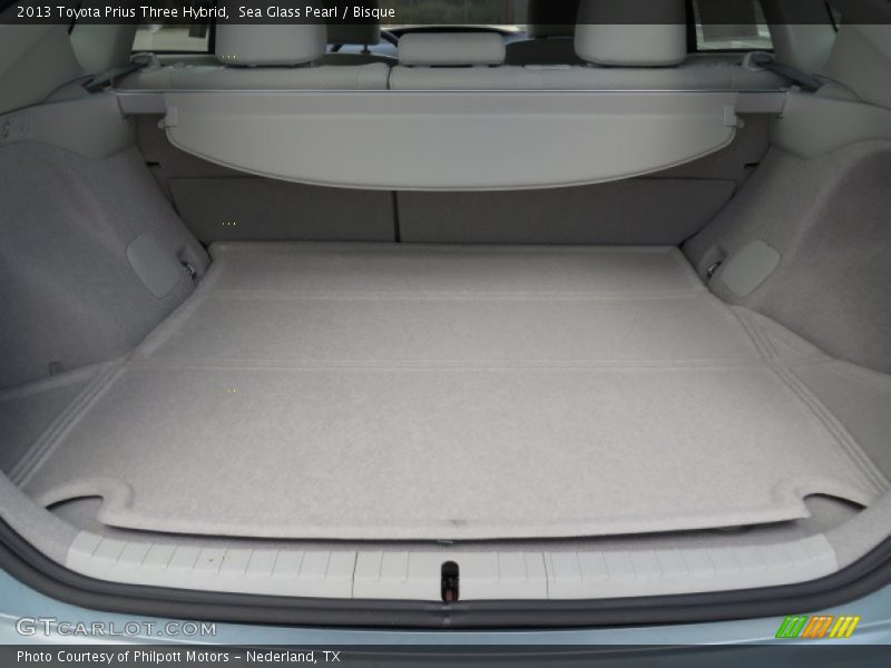 Sea Glass Pearl / Bisque 2013 Toyota Prius Three Hybrid