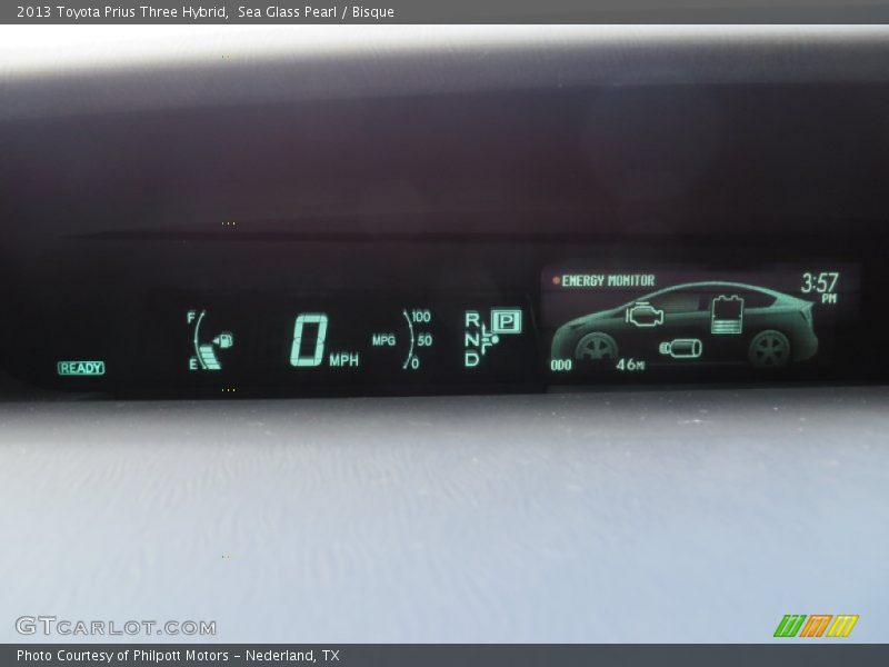 Sea Glass Pearl / Bisque 2013 Toyota Prius Three Hybrid