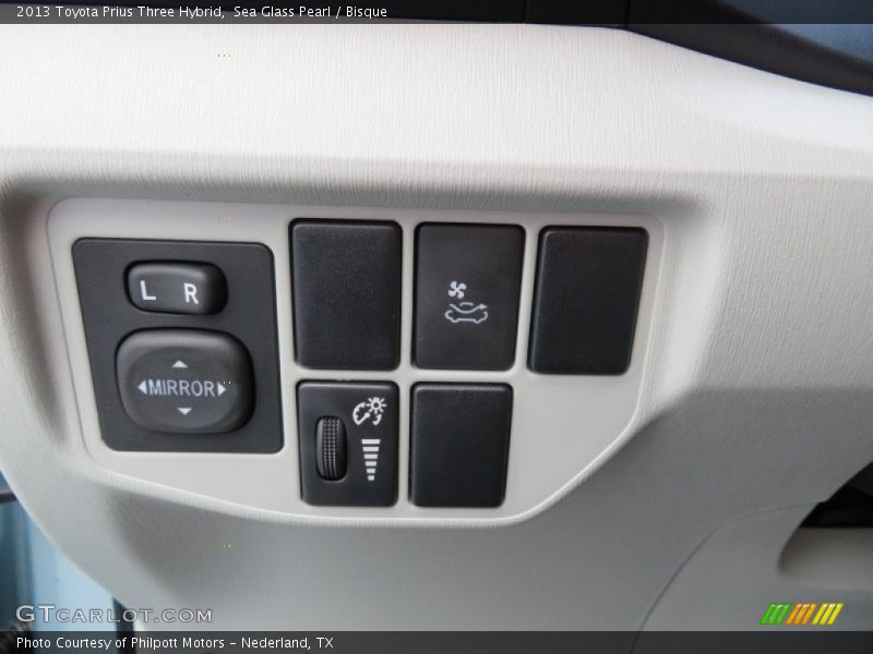 Sea Glass Pearl / Bisque 2013 Toyota Prius Three Hybrid
