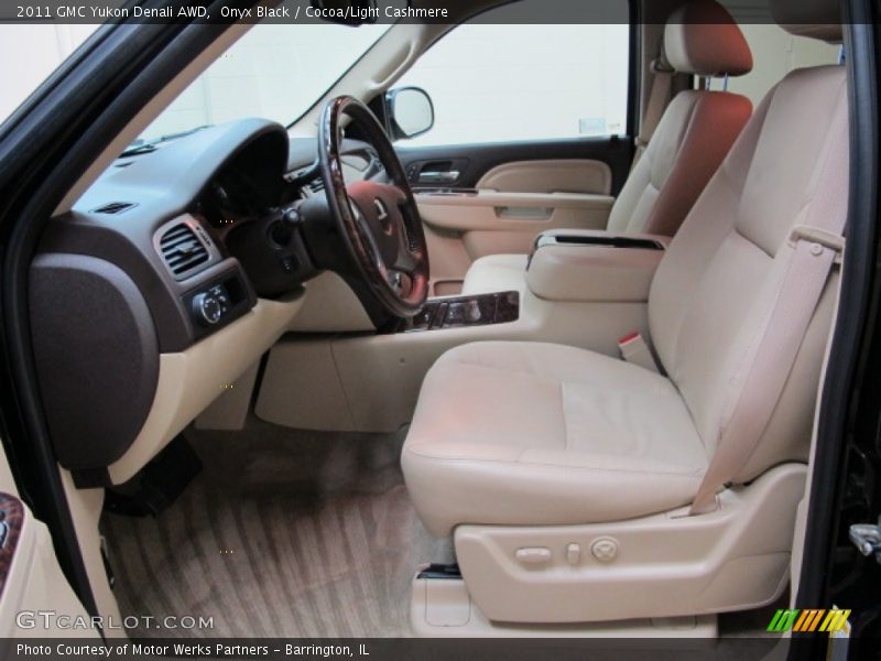 Onyx Black / Cocoa/Light Cashmere 2011 GMC Yukon Denali AWD