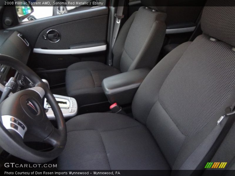 Sonoma Red Metallic / Ebony 2008 Pontiac Torrent AWD
