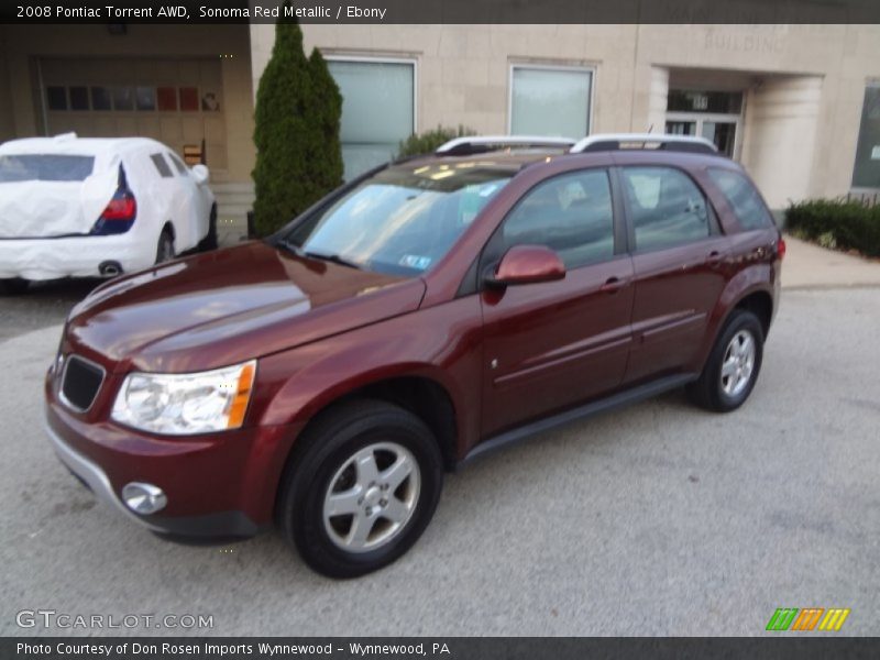 Sonoma Red Metallic / Ebony 2008 Pontiac Torrent AWD