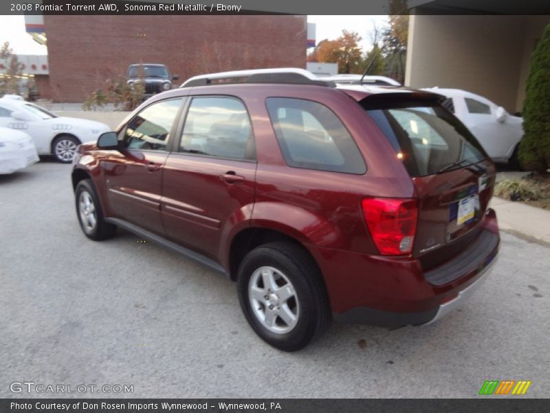Sonoma Red Metallic / Ebony 2008 Pontiac Torrent AWD