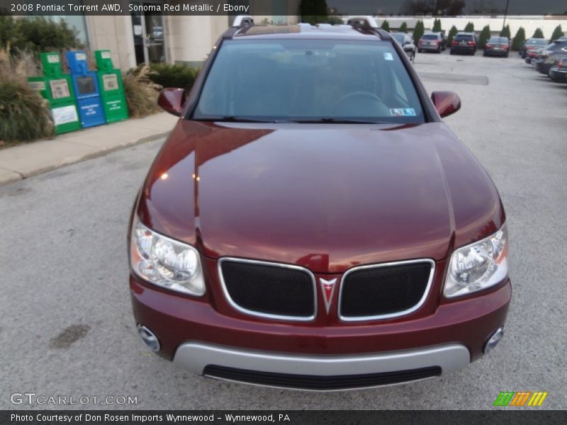 Sonoma Red Metallic / Ebony 2008 Pontiac Torrent AWD