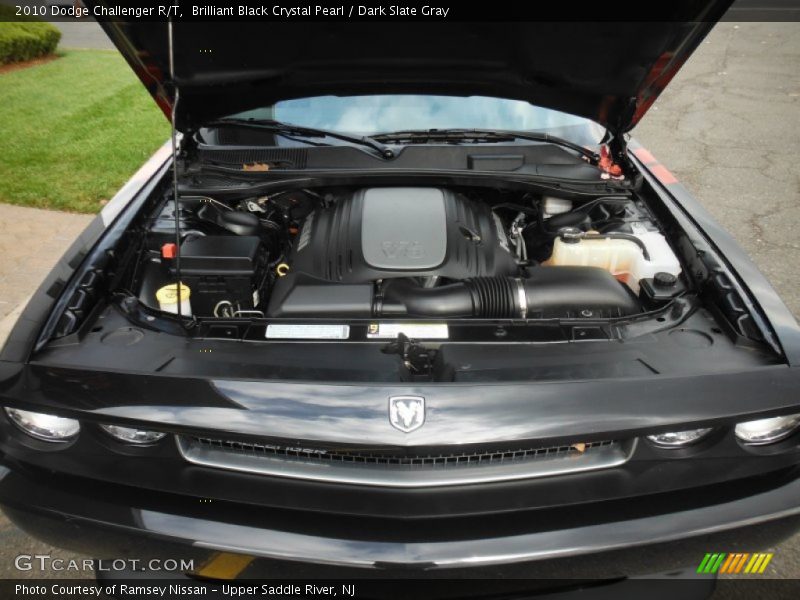 Brilliant Black Crystal Pearl / Dark Slate Gray 2010 Dodge Challenger R/T