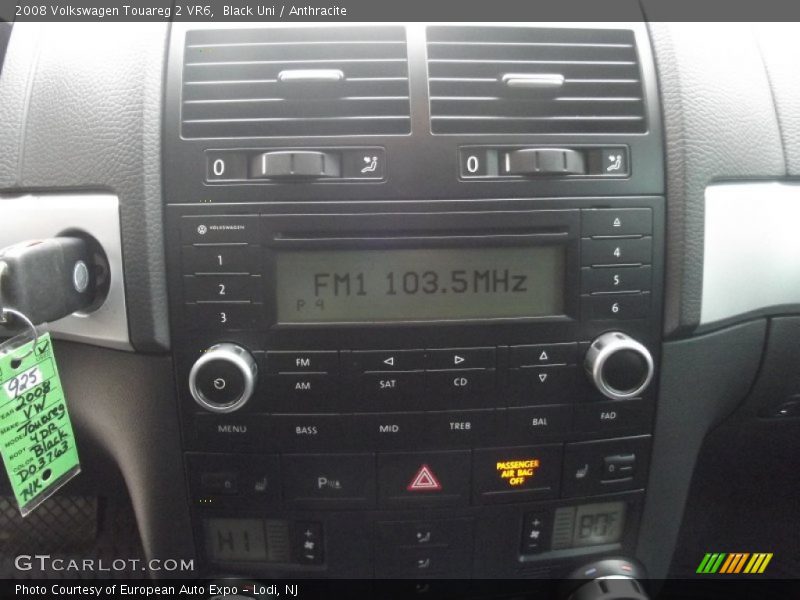 Black Uni / Anthracite 2008 Volkswagen Touareg 2 VR6
